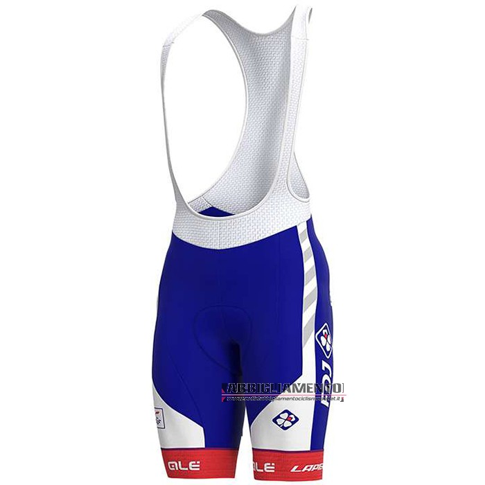 Abbigliamento Groupama-FDJ 2020 Manica Corta e Pantaloncino Con Bretelle Rosso Blu - Clicca l'immagine per chiudere